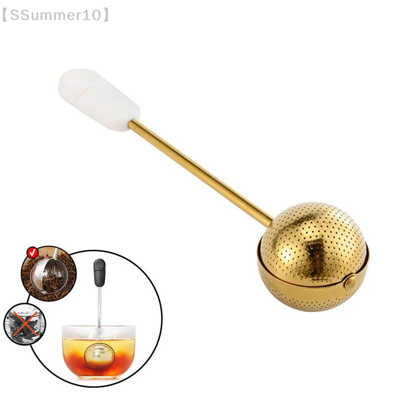 Loose Leaf Tea Infuser - 【SSummer10】Stainless Steel Mesh Twisting Tea Ball