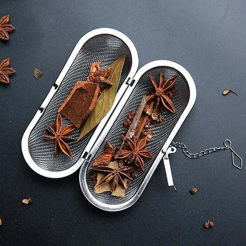 Loose Leaf Tea Infuser - Stainless Steel Cooking Spices Infuser Fine
