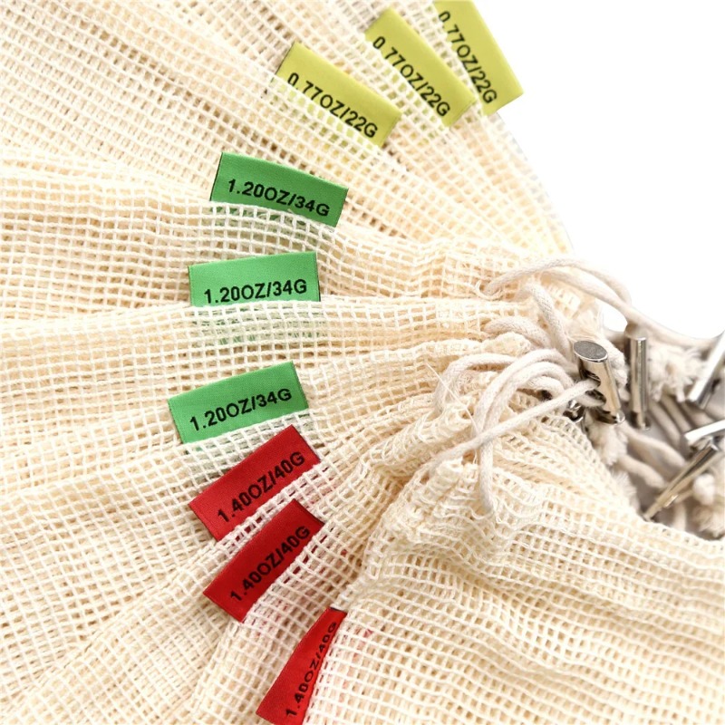 Biodegradable fruit mesh bag   – обзор и цена Reusable Produce Bag
