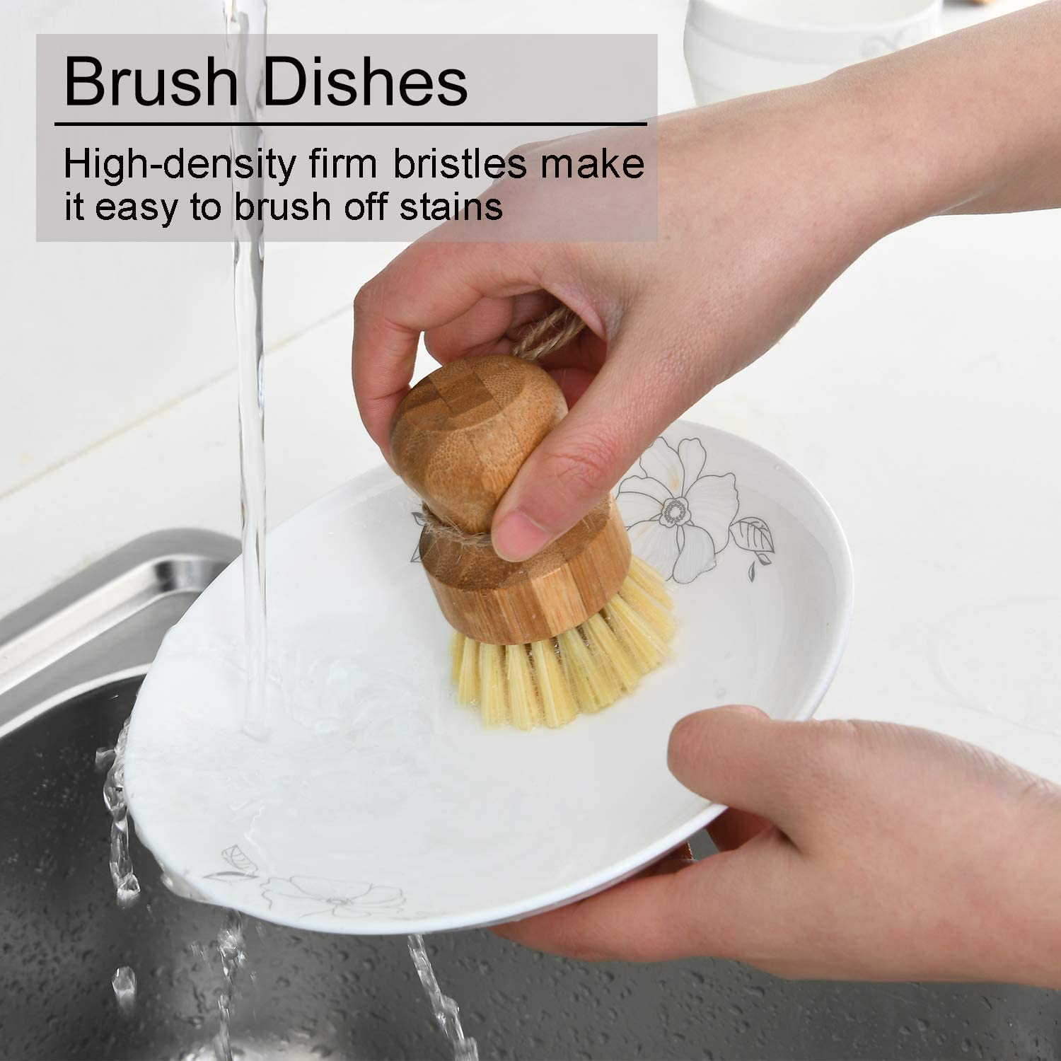 Bamboo Handle Dish Scrub Brush – обзор и цена Dish Brush Bamboo
