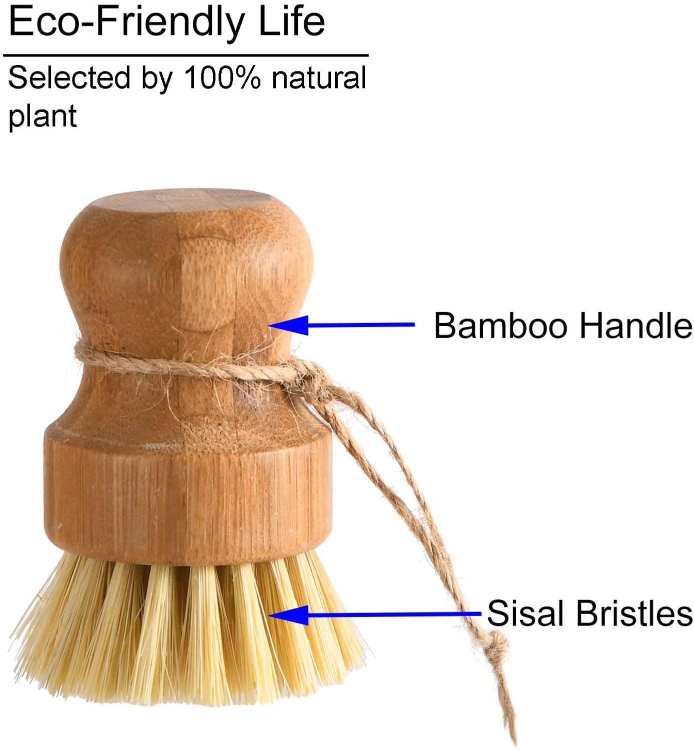 Bamboo Handle Dish Scrub Brush – обзор и цена Dish Brush Bamboo