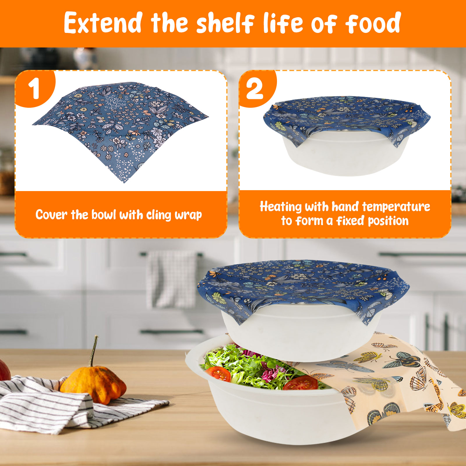 11 Pcs Beeswax Food Wrap Set R – обзор и цена Beeswax Food Cover