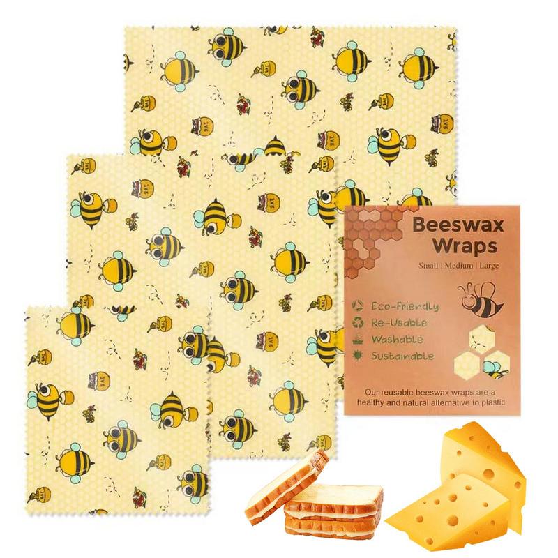 3pcs Reusable Food Fresh Keepi – обзор и цена Beeswax Food Cover