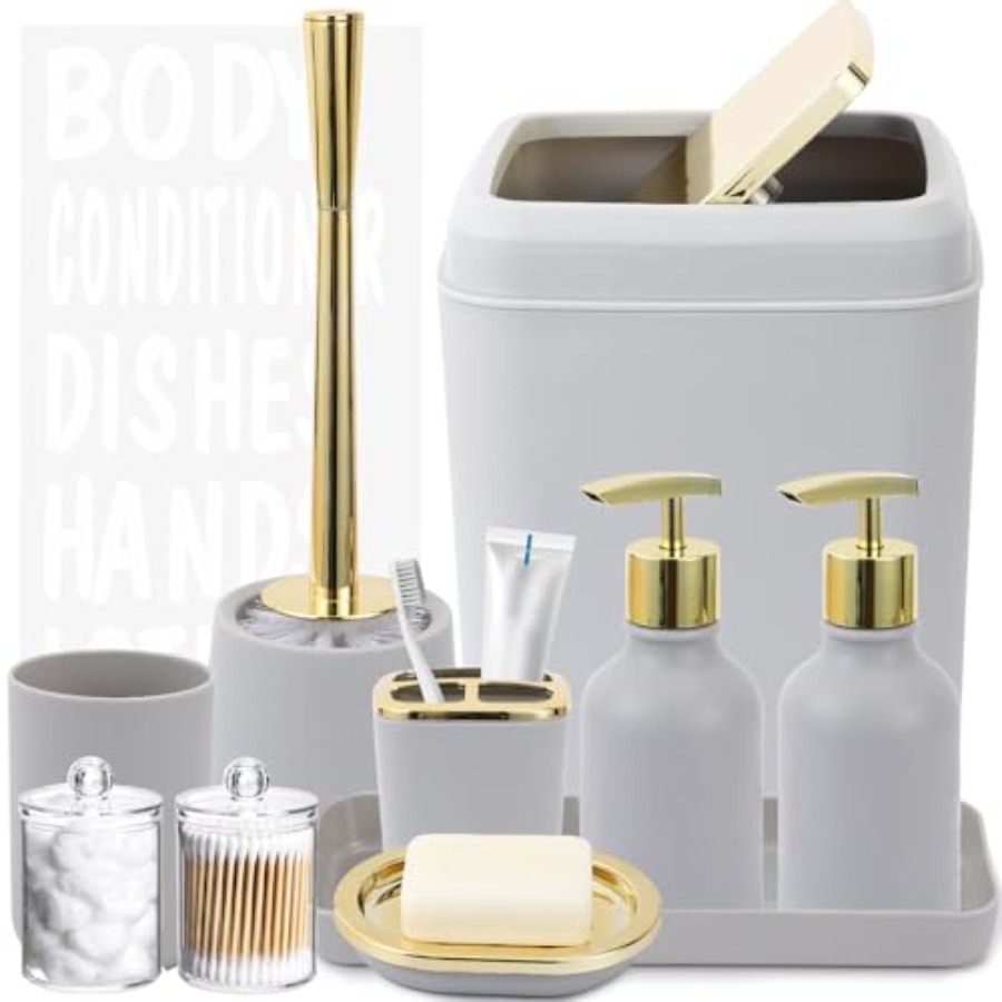 and Gold Accessories - 10 Pcs  – обзор и цена Dish Brush Bamboo