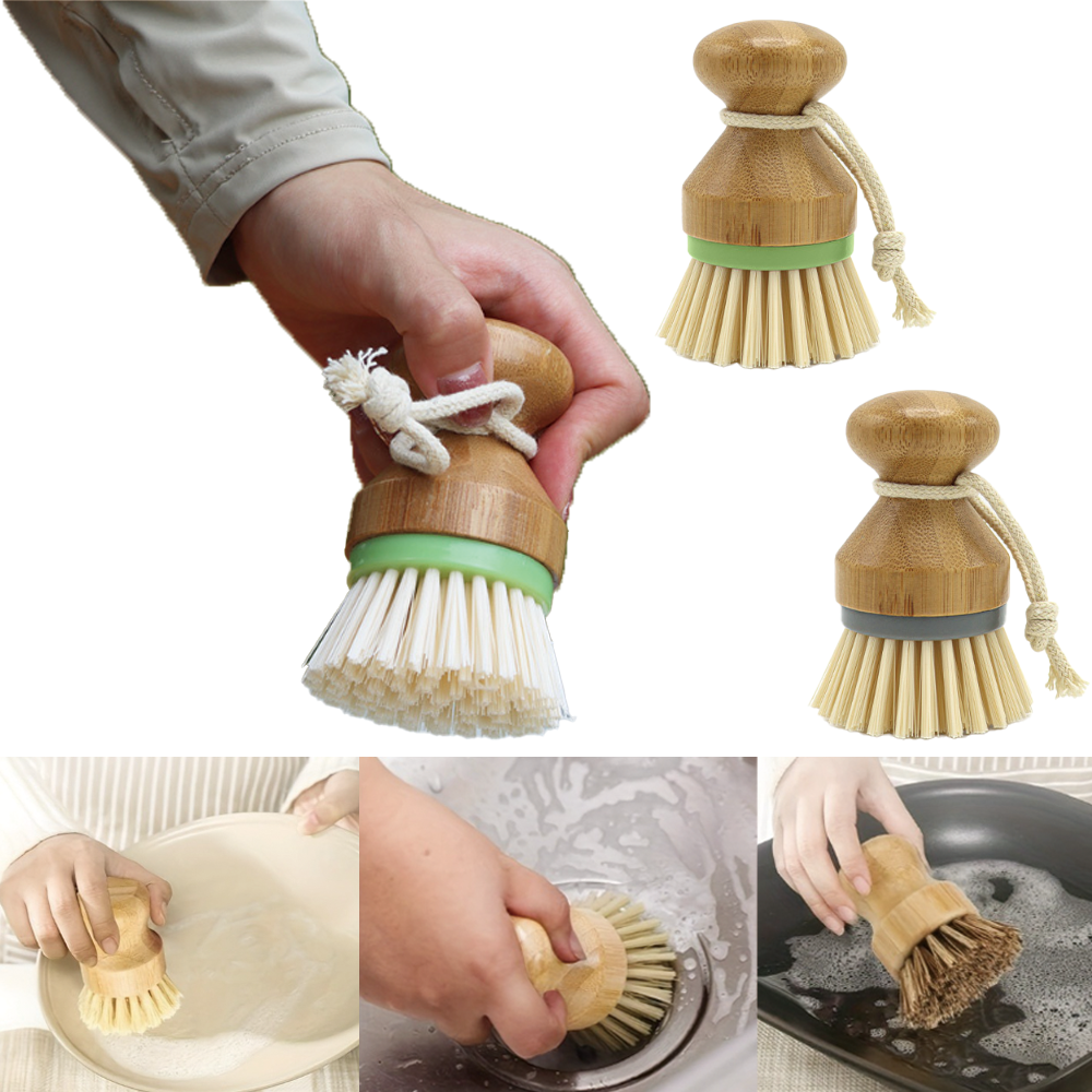 Bamboo Pot Cleaning Brush – Ou – обзор и цена Dish Brush Bamboo