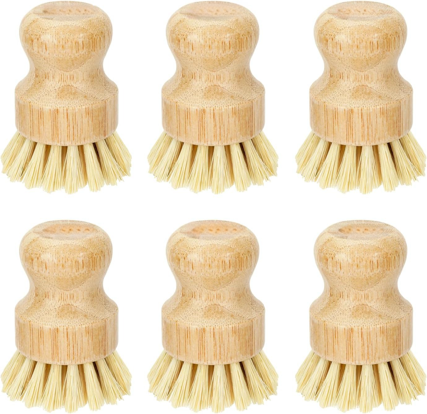 Bamboo Dish Scrub Brushes, Kit – обзор и цена Dish Brush Bamboo