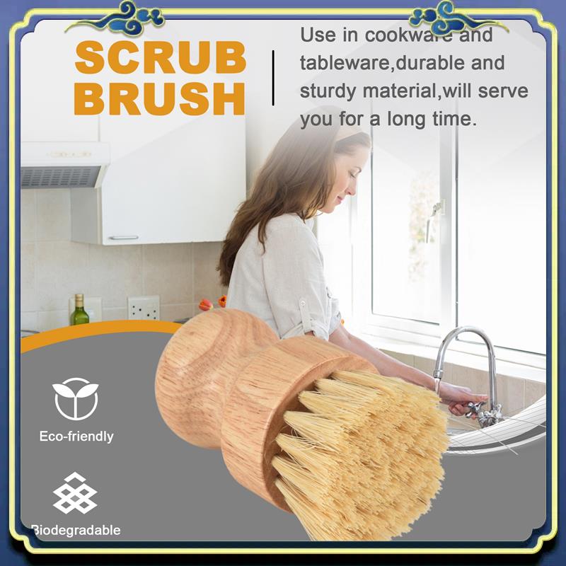 A56P-Bamboo Dish Brush 2Pcs Ba – обзор и цена Dish Brush Bamboo