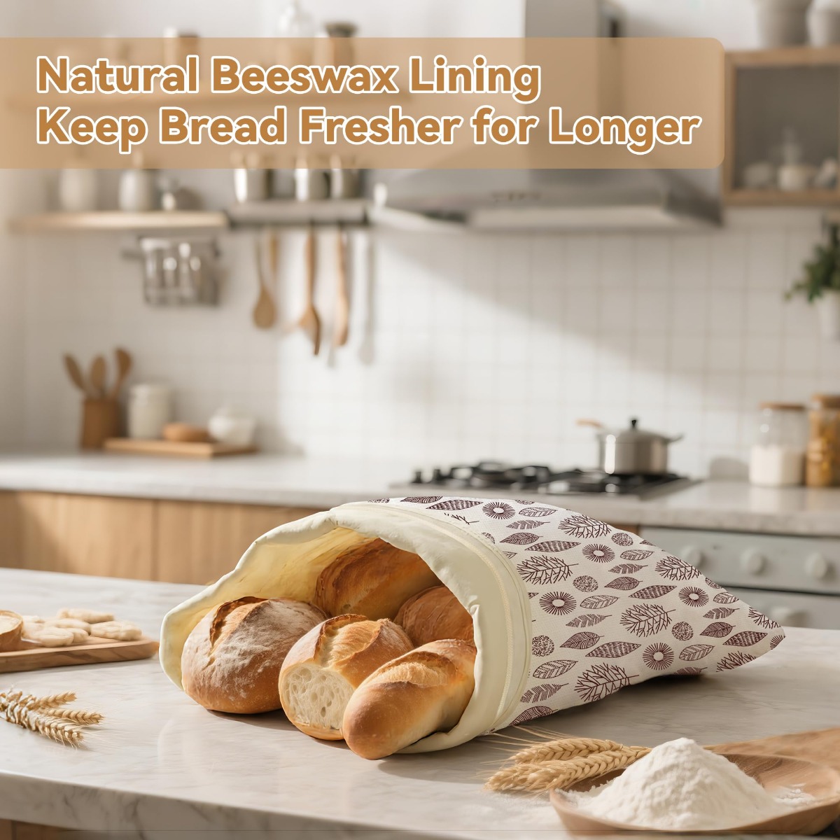 Reusable Beeswax Bread Bags fo – обзор и цена Beeswax Food Cover