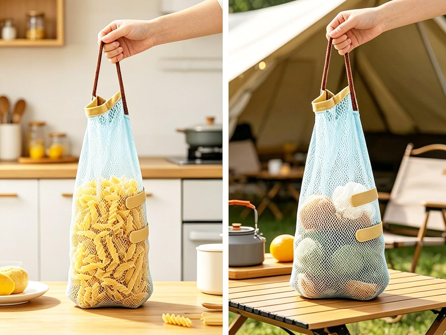 Hanging Mesh Storage Bags 5 Pa – обзор и цена Reusable Produce Bag