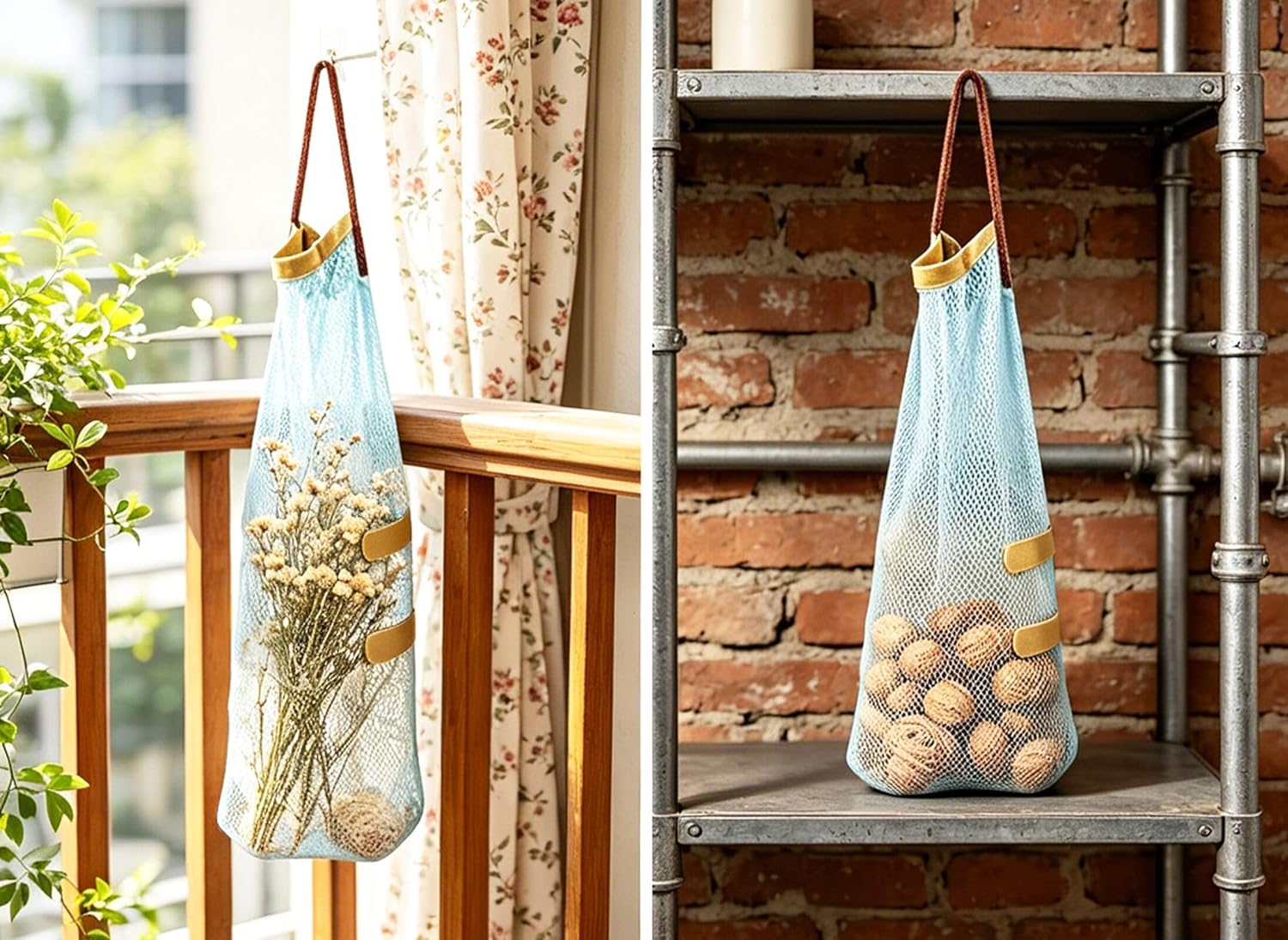 Hanging Mesh Storage Bags 5 Pa – обзор и цена Reusable Produce Bag