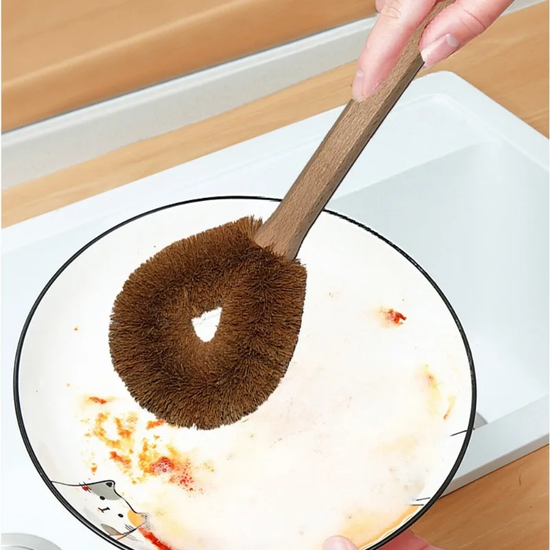 1Pc Eco Coconut Fiber Dish Bru – обзор и цена Dish Brush Bamboo