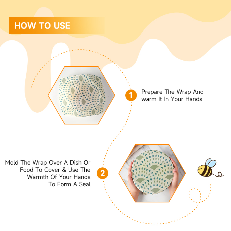 3pcs refrigerator freezing saf – обзор и цена Beeswax Food Cover