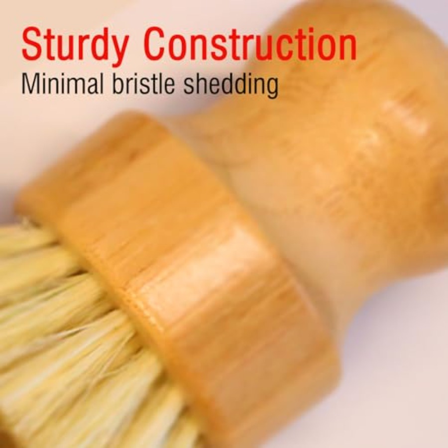Bamboo Vegetable Brush Set, Na – обзор и цена Dish Brush Bamboo